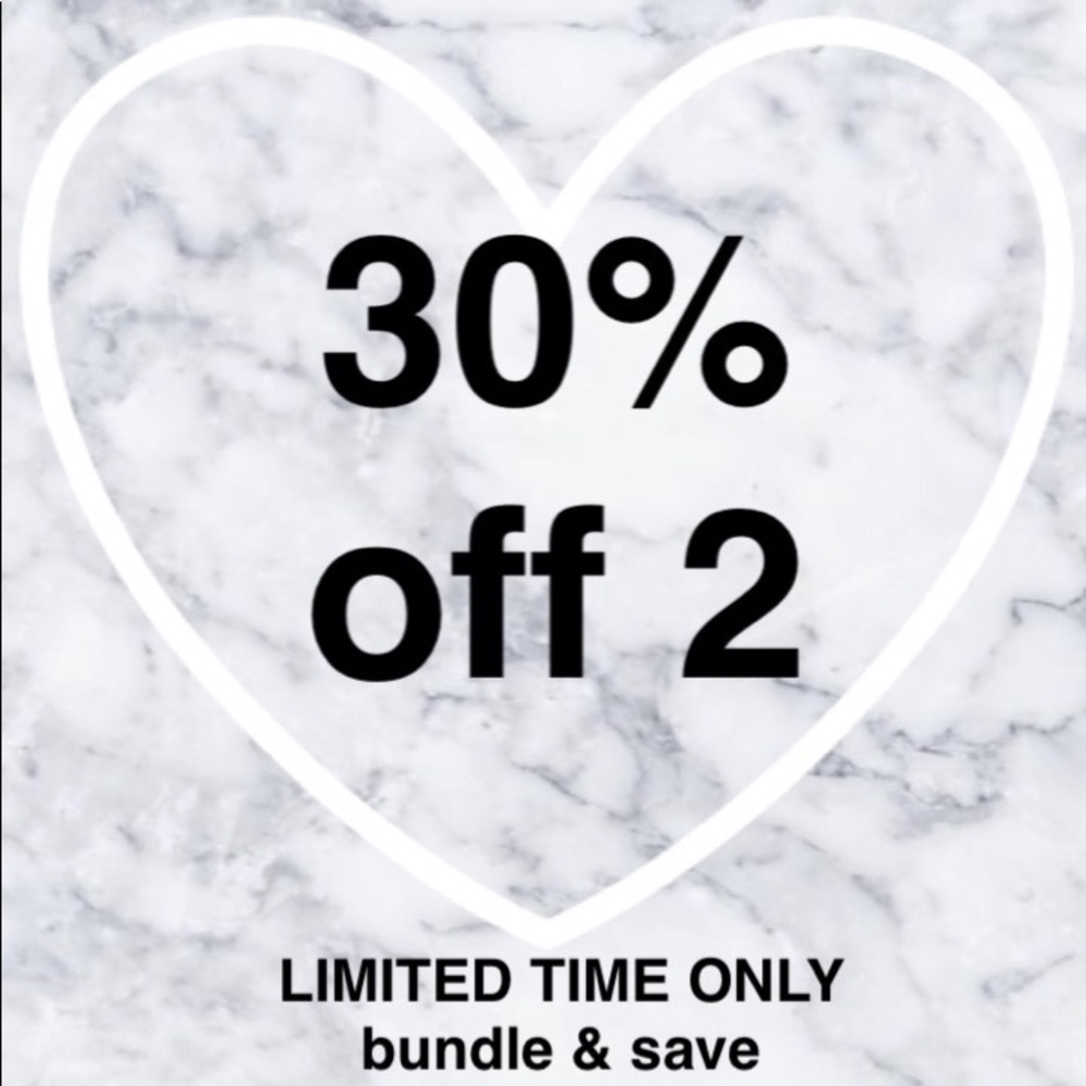 FIRST 30 PEOPLE ONLY get 30% (tarte Kate spade etc